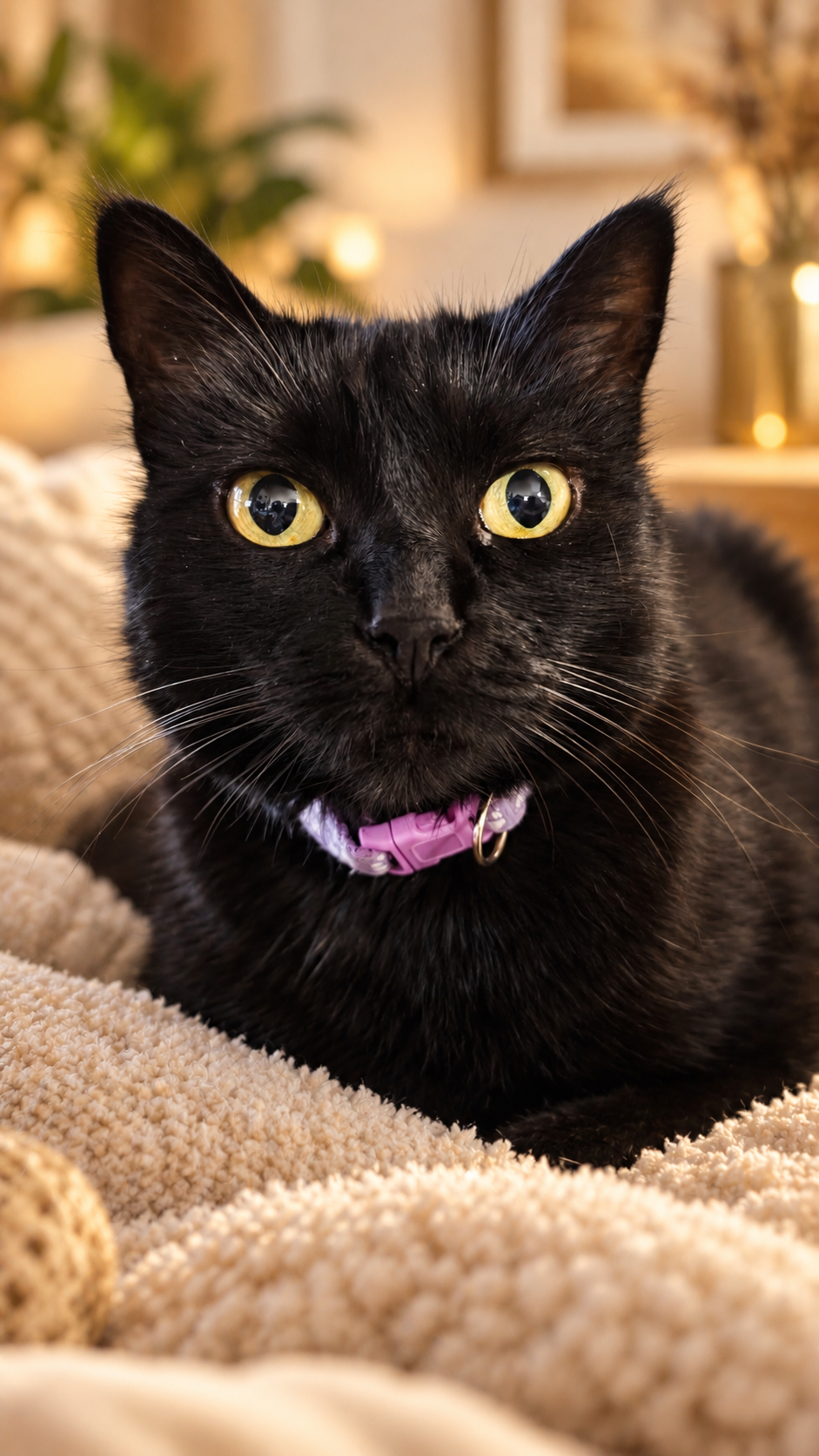 Moon, gata negra de The Cat Quarters