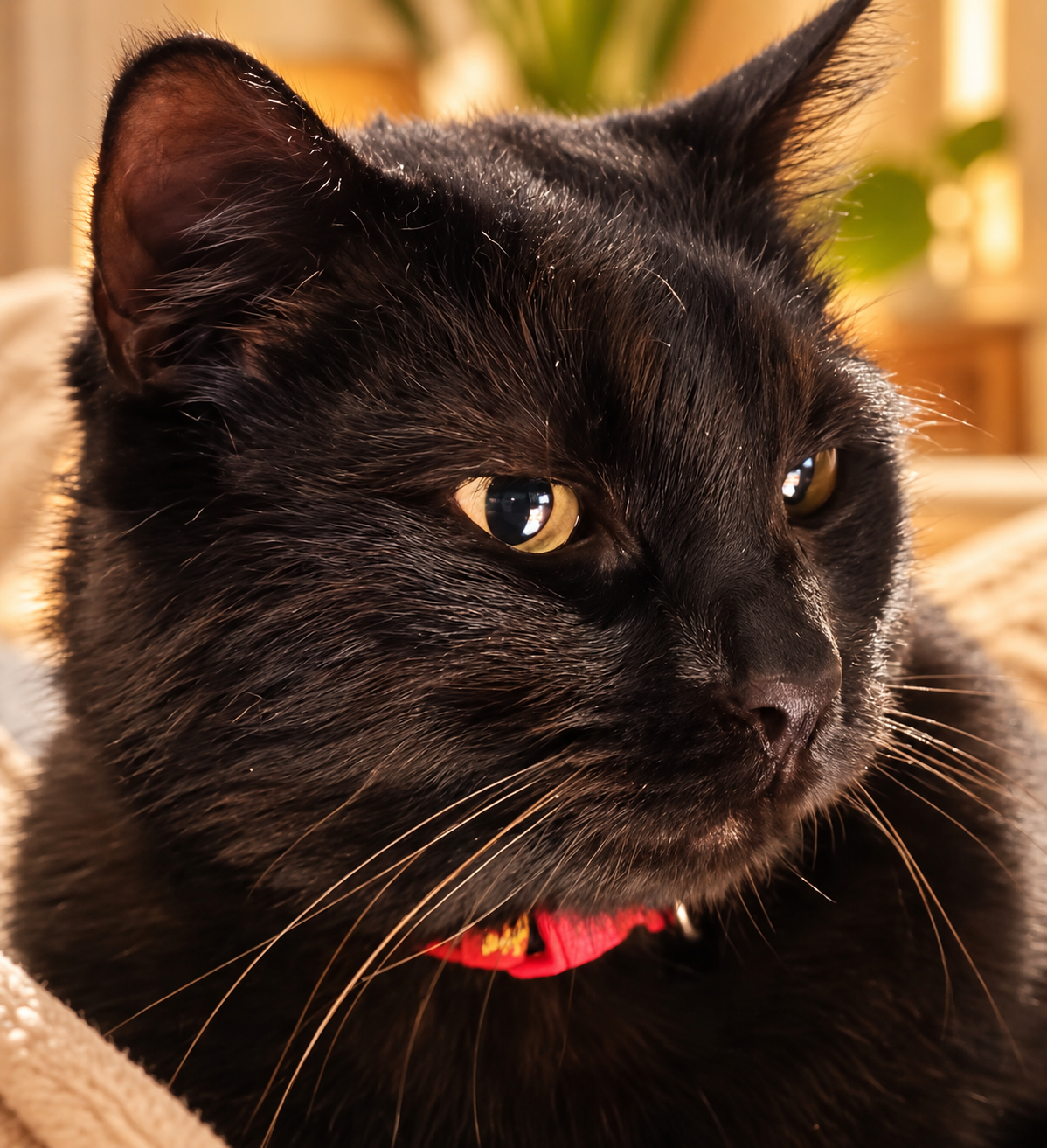 Pebete, gato negro de The Cat Quarters